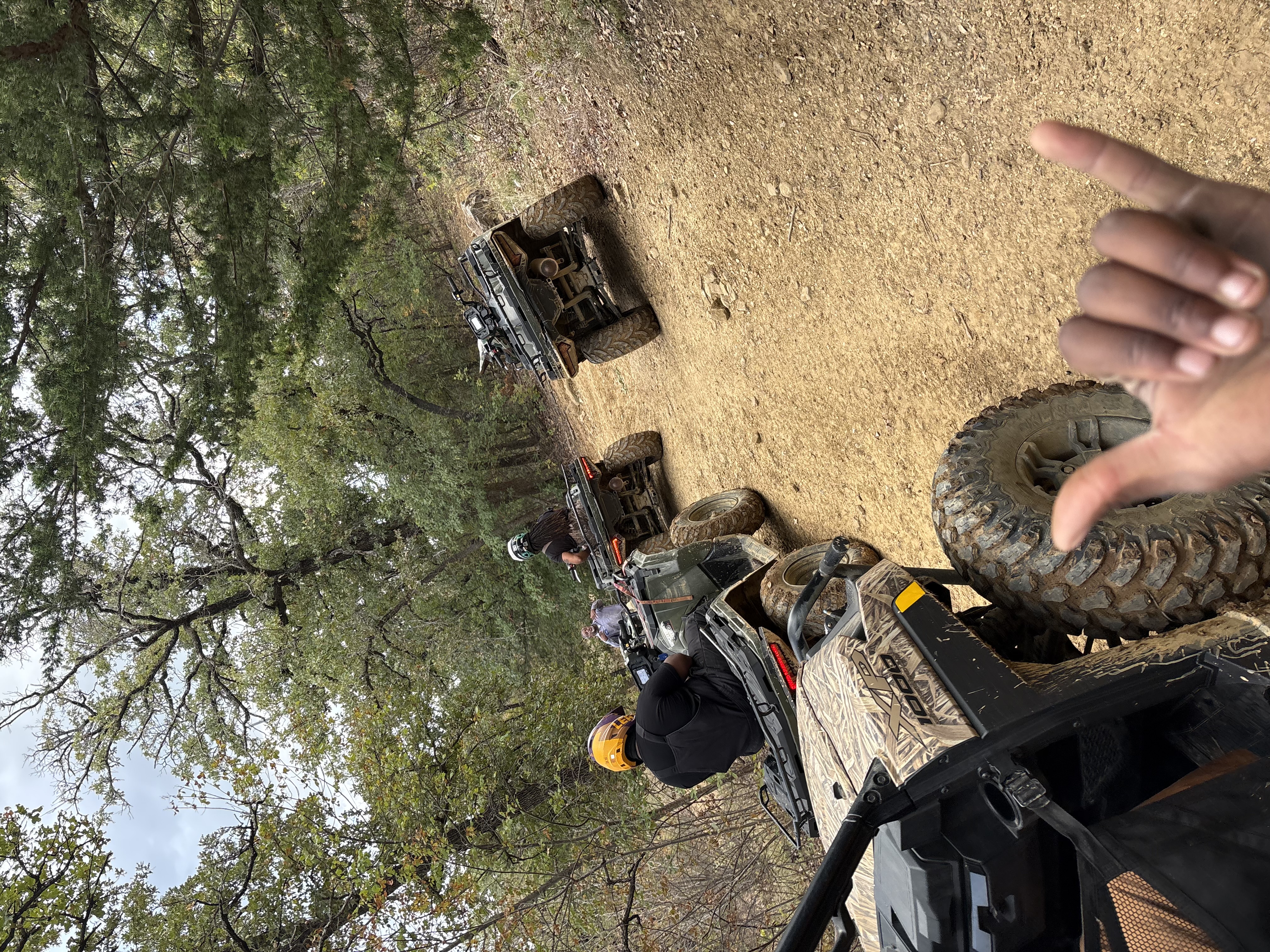 enroute to riding location